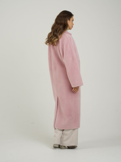 Шуба из шерсти экошуба, SilverFox (арт. 2323)