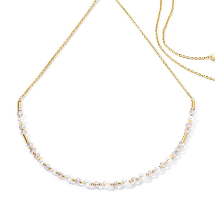 Колье Coeur de Lion Beige-Gold 4310/10-1016