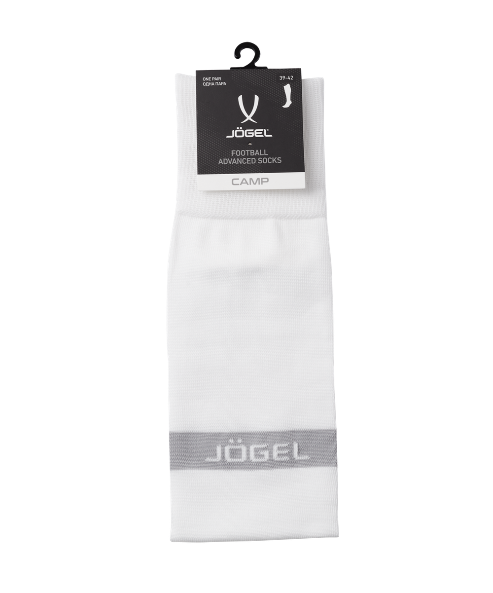 Гетры футбольные JÖGEL CAMP ADVANCED SOCKS 00, белый/серый