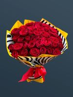 Монобукет из роз 50 см!!!!По акции!!