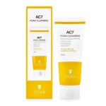 TISHA Функциональная пенка для глубокого очищения против прыщей - Tisha AC7 foam cleansing, 100г