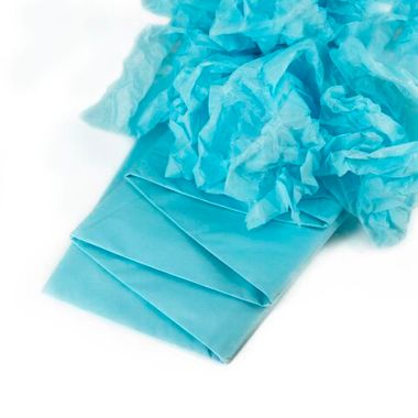Бумага упаковочная тишью, Нежно-голубая 50 х 66 см (10 листов)