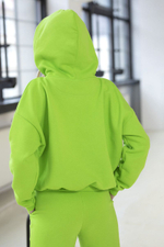 Яркое худи с капюшоном (Размер: XS-S) (Цвет: персиковый)