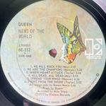 Queen ‎– News Of The World (Канада 1977г.)