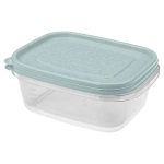 КОМПЛЕКТ КОНТЕЙНЕРОВ АРТ-ДЕКОР 1,25Л (2 ШТ) (светло-голубой)