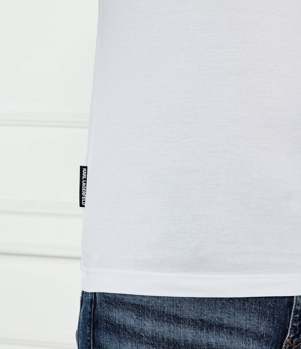 Поло PRESS BUTTON Karl Lagerfeld - белый(745007 552200)