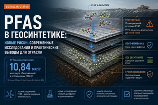 PFAS в геосинтетике: новые риски, современные исследования и практические выводы для отрасли