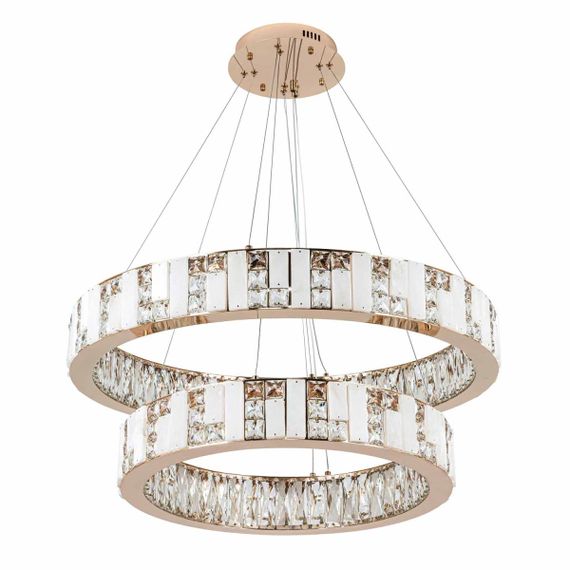 Подвесная светодиодная люстра Modelux Premium ML.6985.800.600P GD