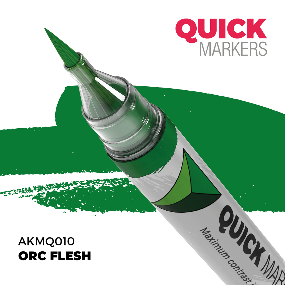 Акриловый маркер AK Interactive Quick Marker Orc Flesh
