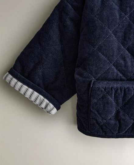 ZARA HOME ДЕТСКАЯ КУРТКА ИЗ ВЕЛЬВЕТА, СИНИЙ