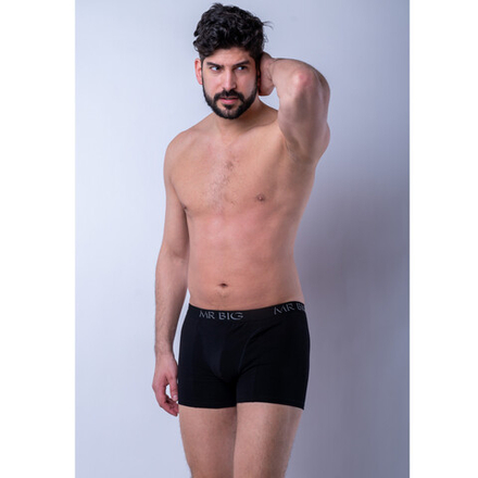 Мужские трусы боксеры черные MR. BIG MB201 black