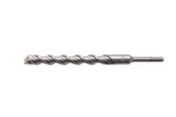 Бур по бетону, двойная спираль, Cobalt W-tip, 22x260 мм, SDS PLUS, серый