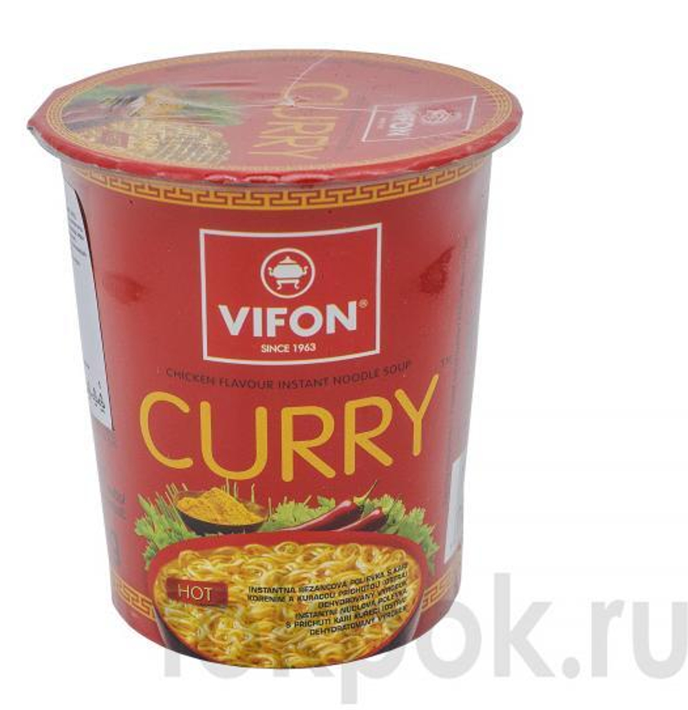 Лапша со вкусом курицы карри Vifon Curry chicken, 60 гр