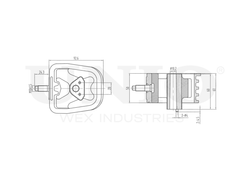 Опора двигателя передняя UNIO RMP-15046