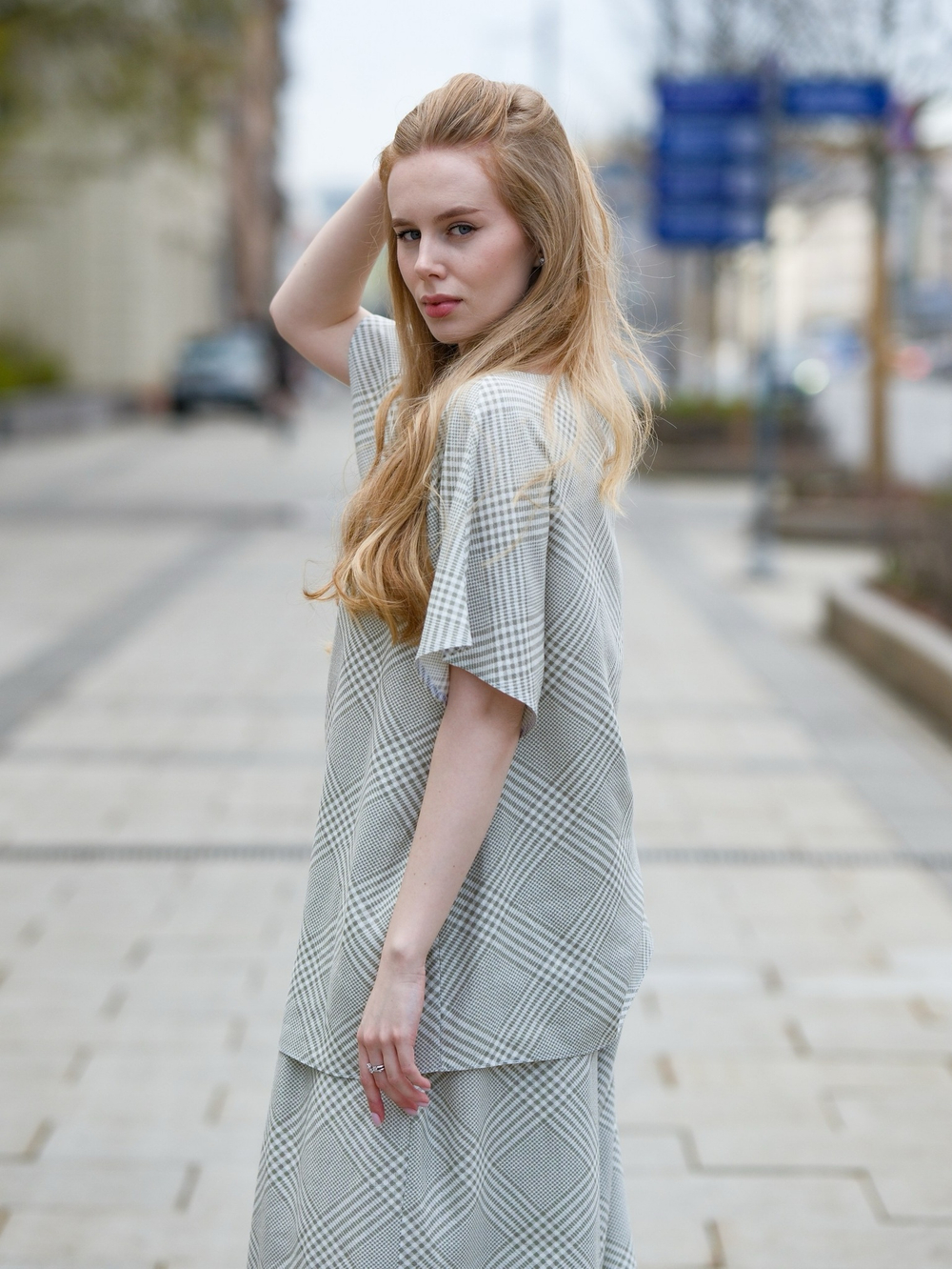 топ+кушак / оливка