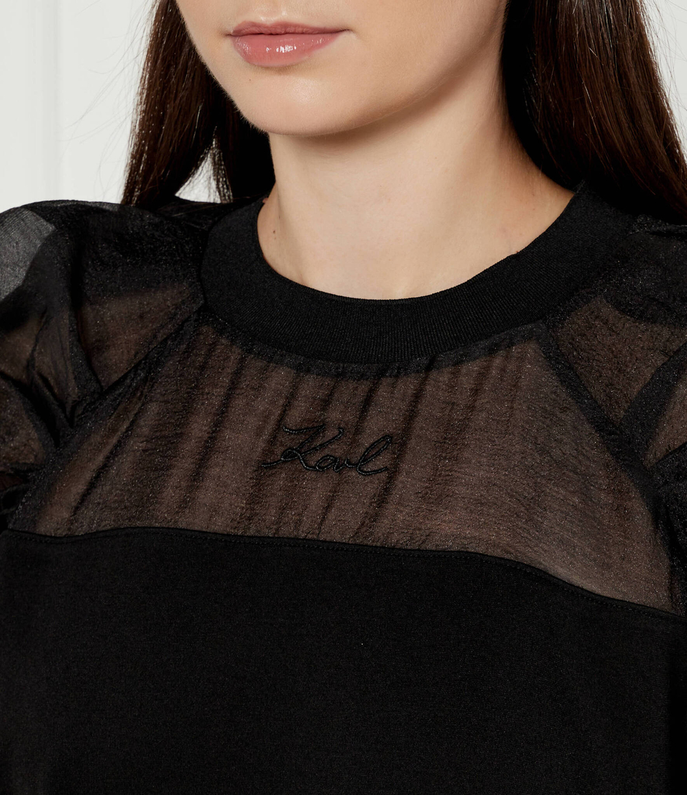 Блузка Karl Lagerfeld - черный(245W1807)