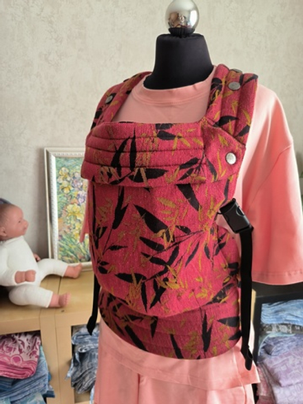 Mokosh wrap Бамбуковый лес Китайские золотые стрелы. Эрго-рюкзак