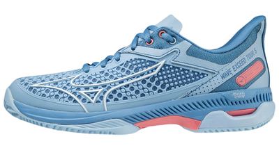 Женские Кроссовки теннисные Mizuno Wave Exceed Tour 5 CC - dutch cana/white/tea rose