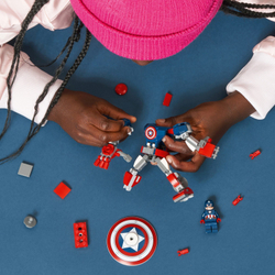 LEGO Super Heroes: Капитан Америка Робот 76168 — Captain America Mech Armor — Лего Супергерои Марвел