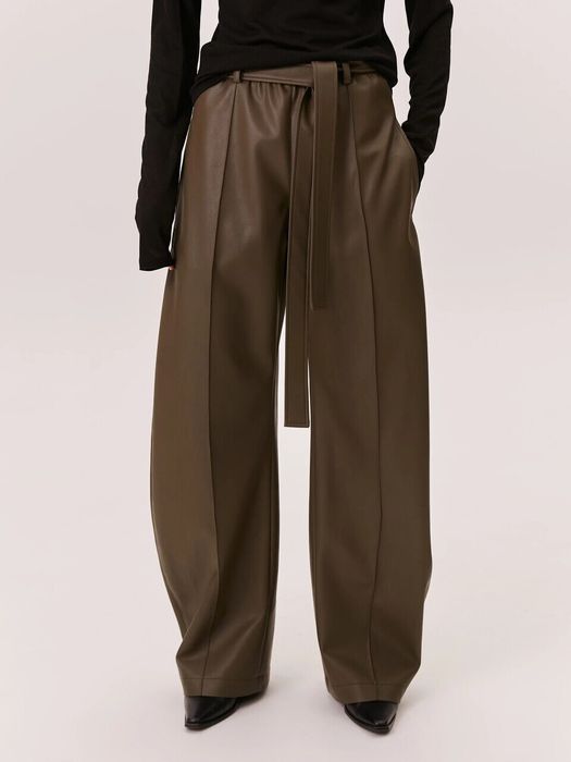 Брюки MAGIC FLOWERS оливкового цвета