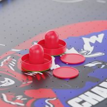 Игровой стол – аэрохоккей с подсветкой DFC Championship 53&amp;quot; 135 х 65 см, складной, черный