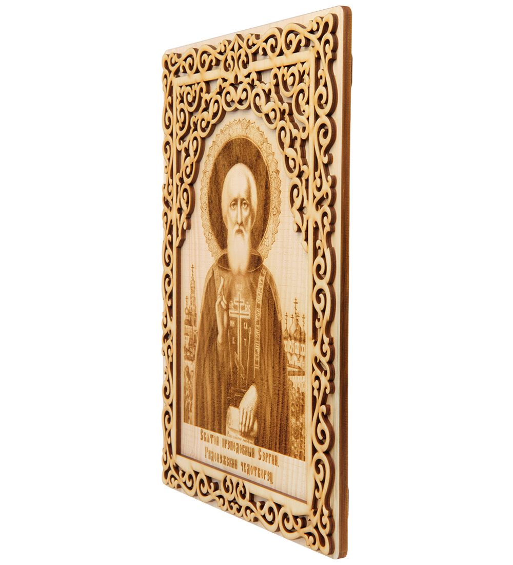 GAEM Home КД-13/305 Икона с окладом «Святой Сергий Радонежский»