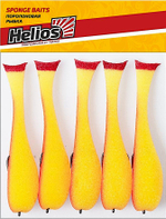 Рыбка поролоновая Helios HS-105-08 105мм 5шт На офсет. крючке