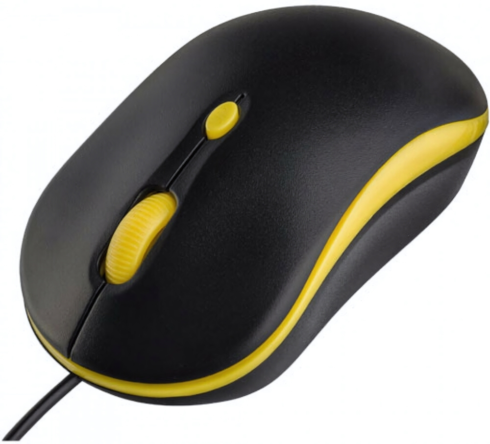 Мышь проводная Perfeo MOUNT Black/Yellow