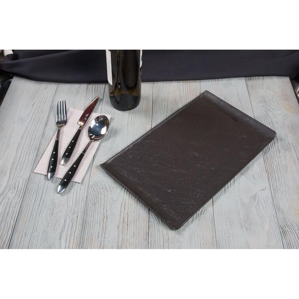 Блюдо прямоугольное 33,5*20,5 см h1,5 см с бортами Side Up2   P.L. Proff Cuisine [1]