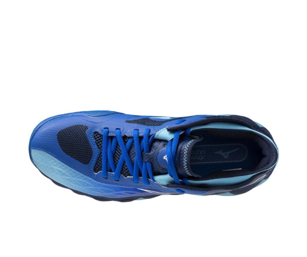 MIZUNO, WAVE ENFORCE TOUR AC, Tennis, WHITE / BLACK / BLUE, MEN, US 11 /EUR 44,5 /UK 10 /СМ 29