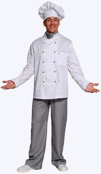 Костюм "Гурман" (белый/серый)