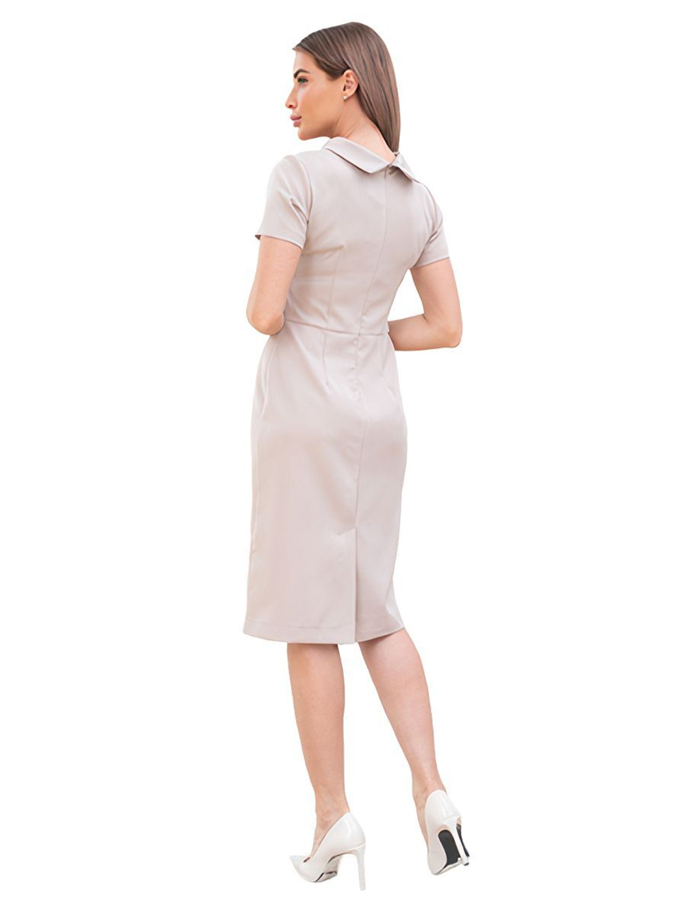 Платье медицинское Dr. Nice Beauty со стойкой, черный, 44