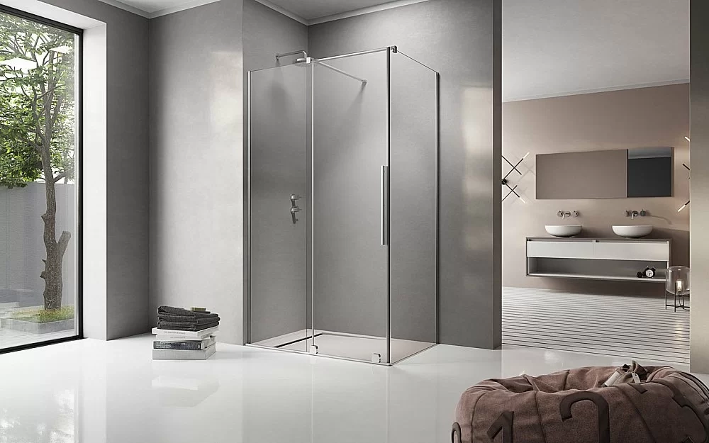 Душевой уголок Radaway Furo KDJ 120x70 L стекло прозрачное/профиль хром