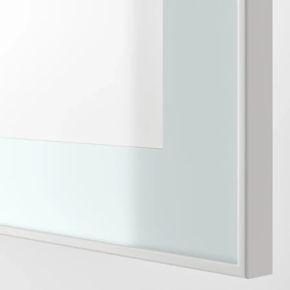 Комбинация для хранения - BESTÅ/ BESTА IKEA/ БЕСТА/БЕСТО ИКЕА, 74х180 см, белый/под беленый дуб