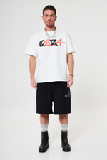 Футболка коллаб стрит (молочная)