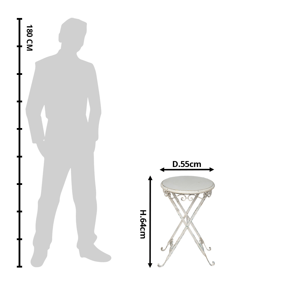 Кофейный столик "Андрис" Ø 52x65см