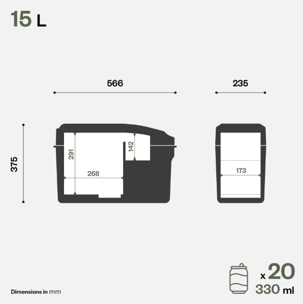 Автохолодтльник компрессорный Indel B Travel Box ITB15 12/24В