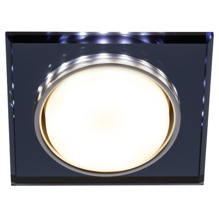 Встраиваемый светильник со светодиодной подсветкой ЭРА DK LD50 BK GX53 черный