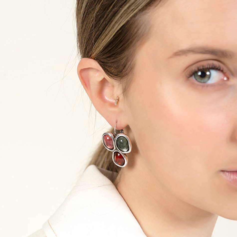 Серьги Ciclon ÁGATA MARRON A232612-02 R/S