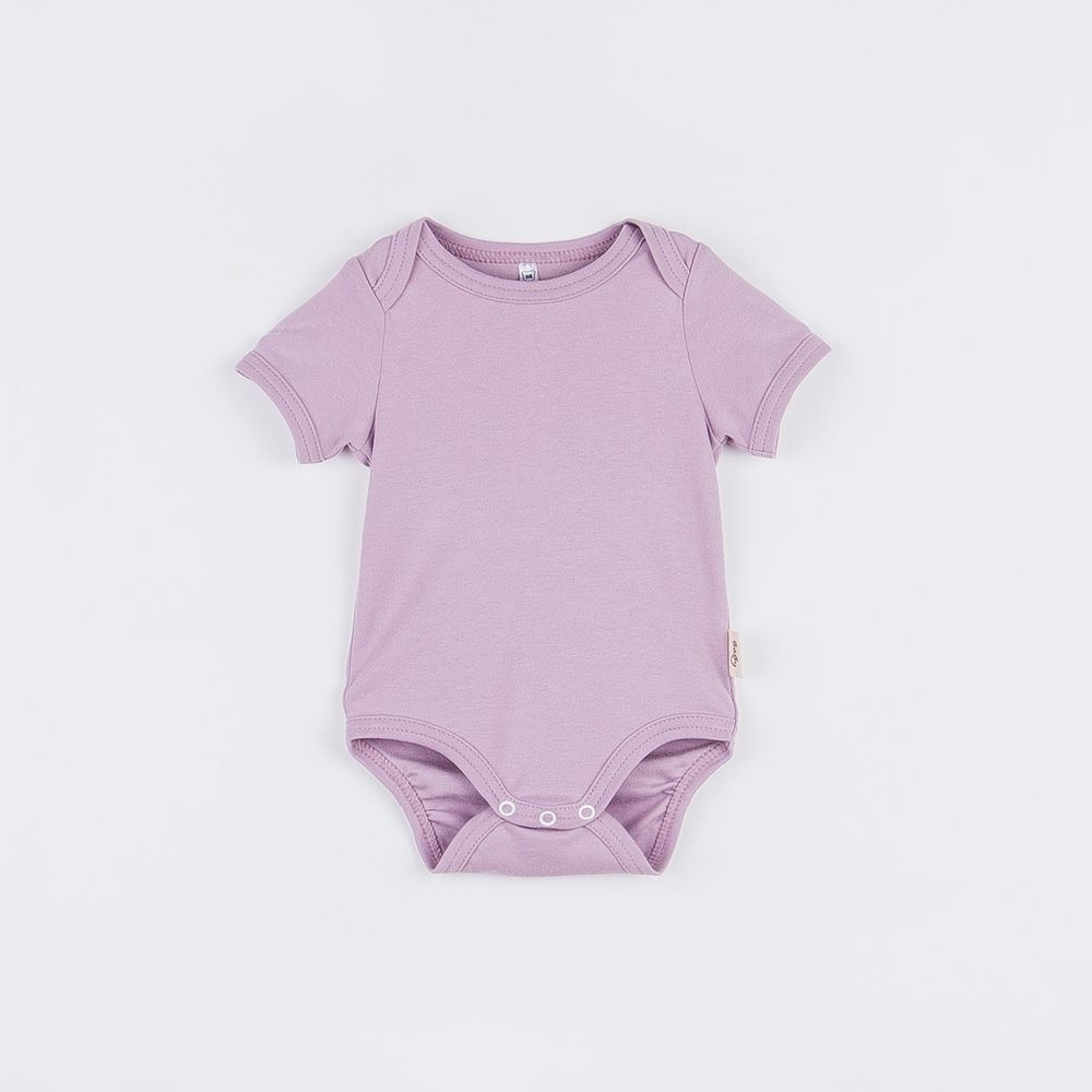 Боди с коротким рукавом "Вереск" 0+