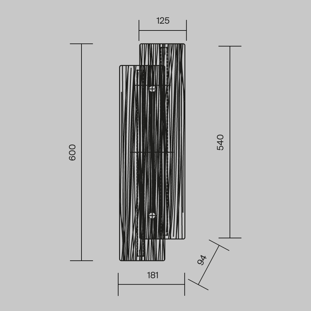 Настенный светильник (бра) Maytoni MOD439WL-L10BSK