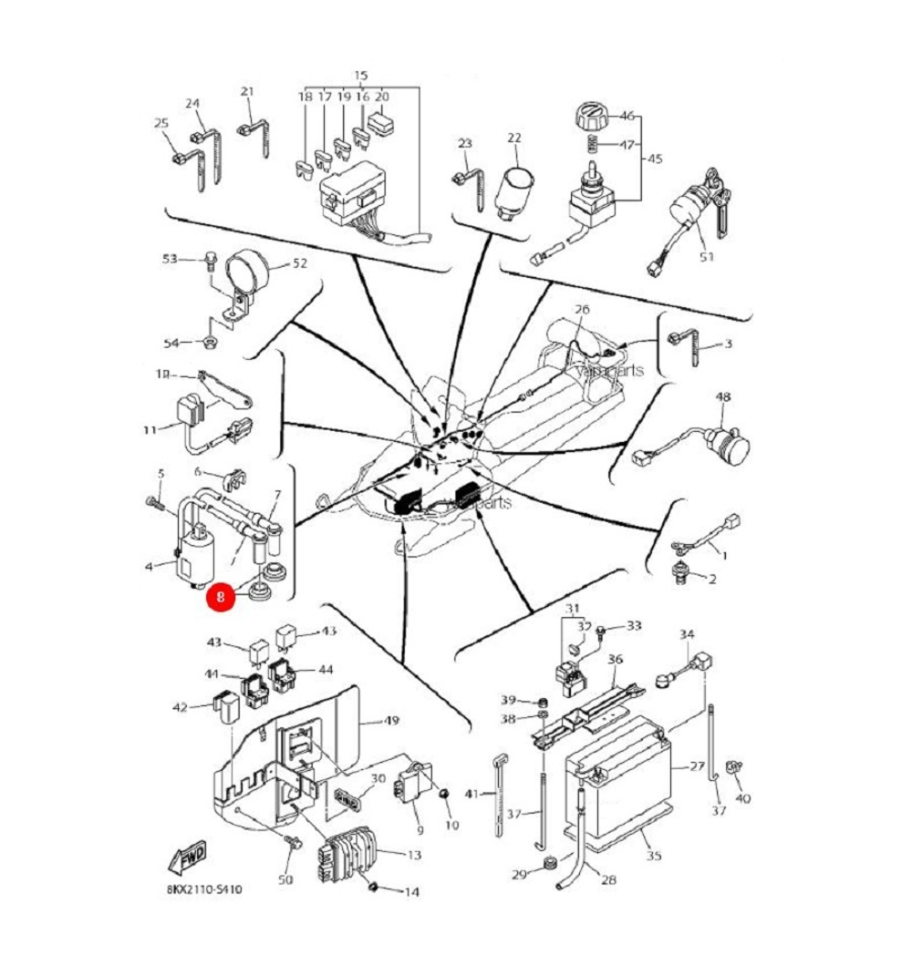 Уплотнение колпачка высоковольтного VK540