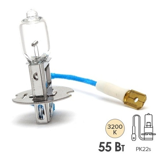 Автолампа H3 12V 55W Philips ( +30%) Vision (Premium) Р-12336PRC1