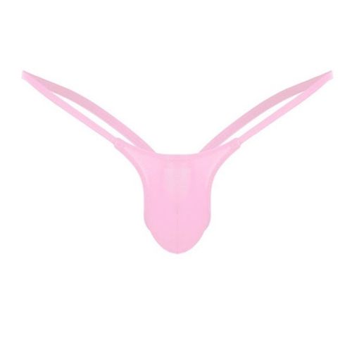 Мужские трусы стринги розовые Romeo Rossi RR1032-22