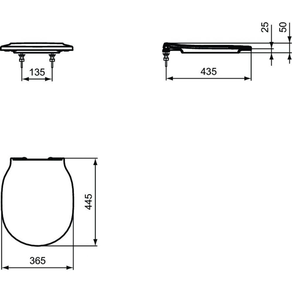 Промо-комплект Ideal standard ProSys Connect Air Rimless