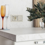 Клавиша для выключателя перекрестного (шампань)