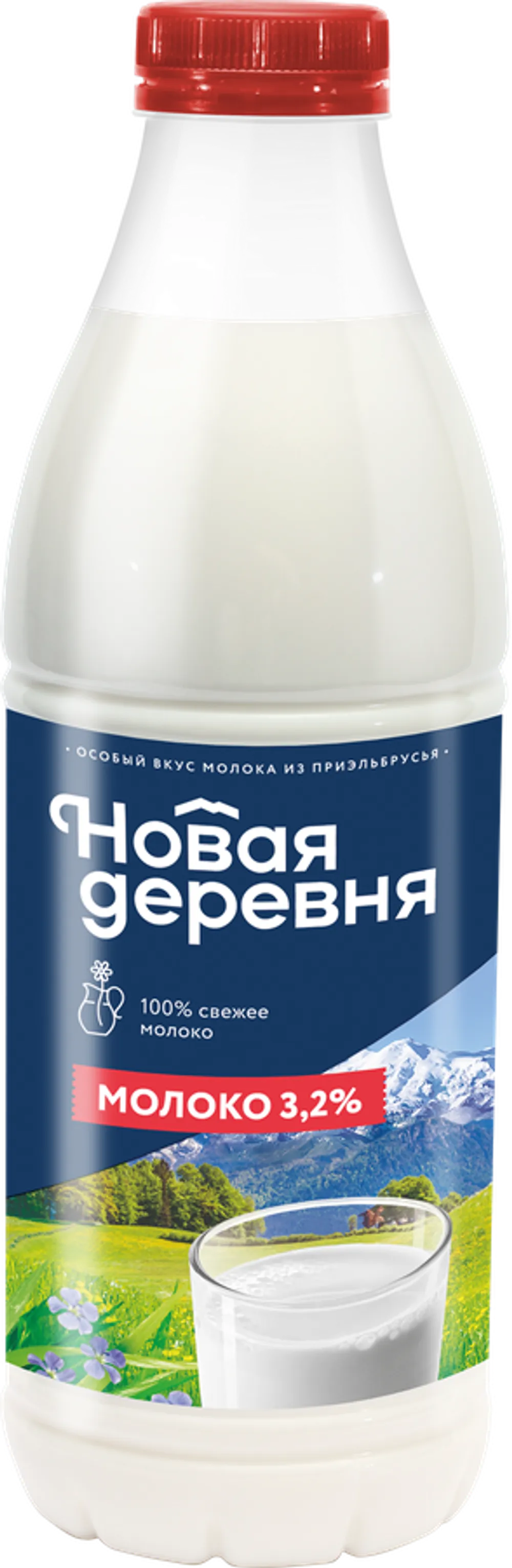 Молоко "Новая деревня" 3,2% 1400мл ПЭТ