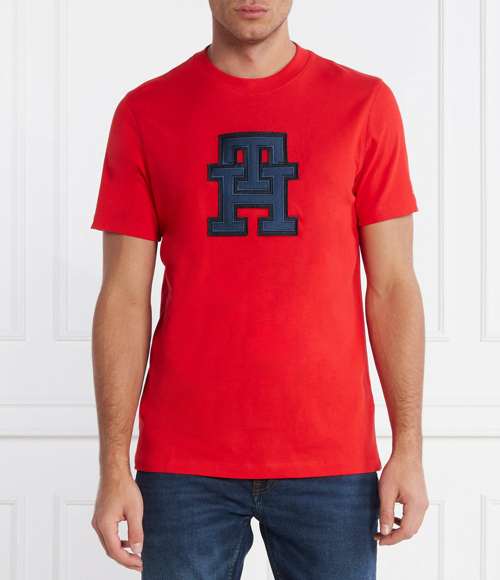 Футболка MONOGRAM APPLIQUE Tommy Hilfiger - красный(MW0MW32589)