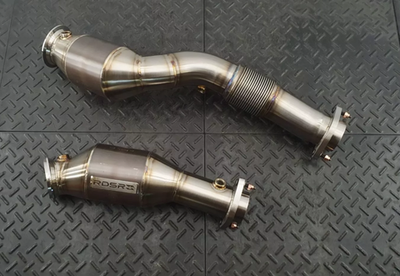 RedStar Exhaust Приемные трубы (Downpipes) спорт-кат GESI Gen2 114мм с термозащитой BMW M3 G80 / M4 G82