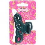 Заколка-краб для волос на блистере «Magic Gloss», кольца, микс 6 цветов, 6,5см